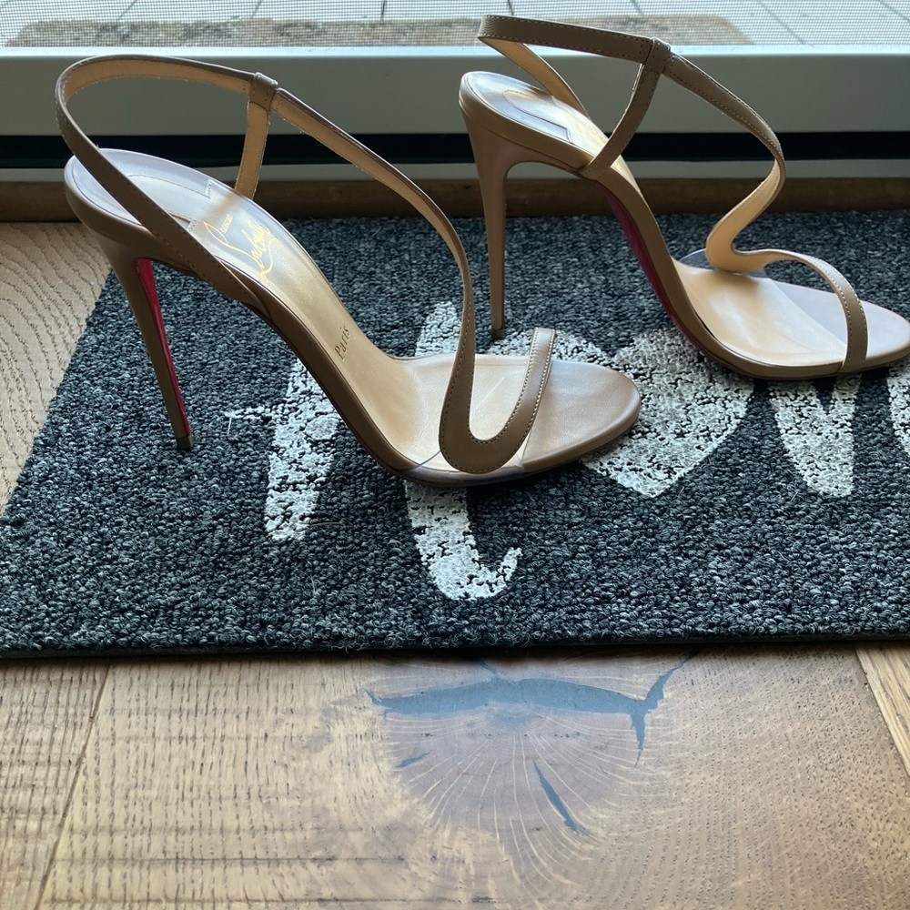 Christian Louboutin Rosalie 100 Slingback Stiletto Heels